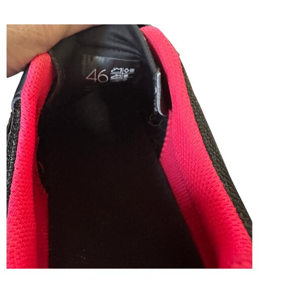 Peloton Cycling Shoes Size 46 w/ Look Delta Cleats Black Red Indoor Bike main image 7